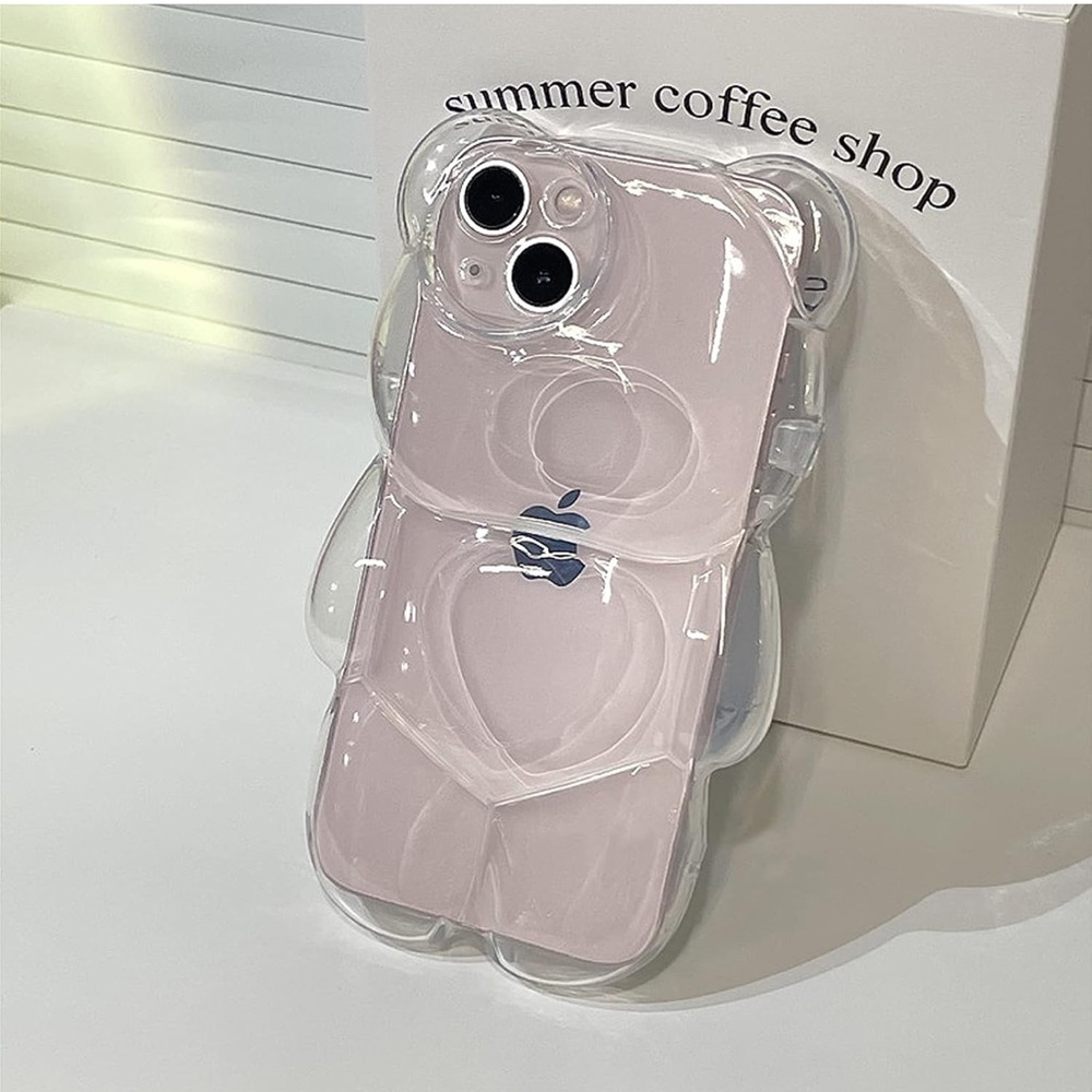 Teddy Bear Transparent iPhone Case